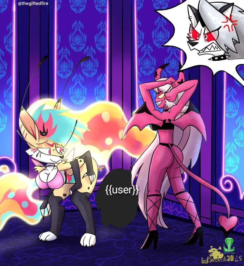 Avatar of Loona, Beelzebub, and Verosika Mayday - Helluva Boss