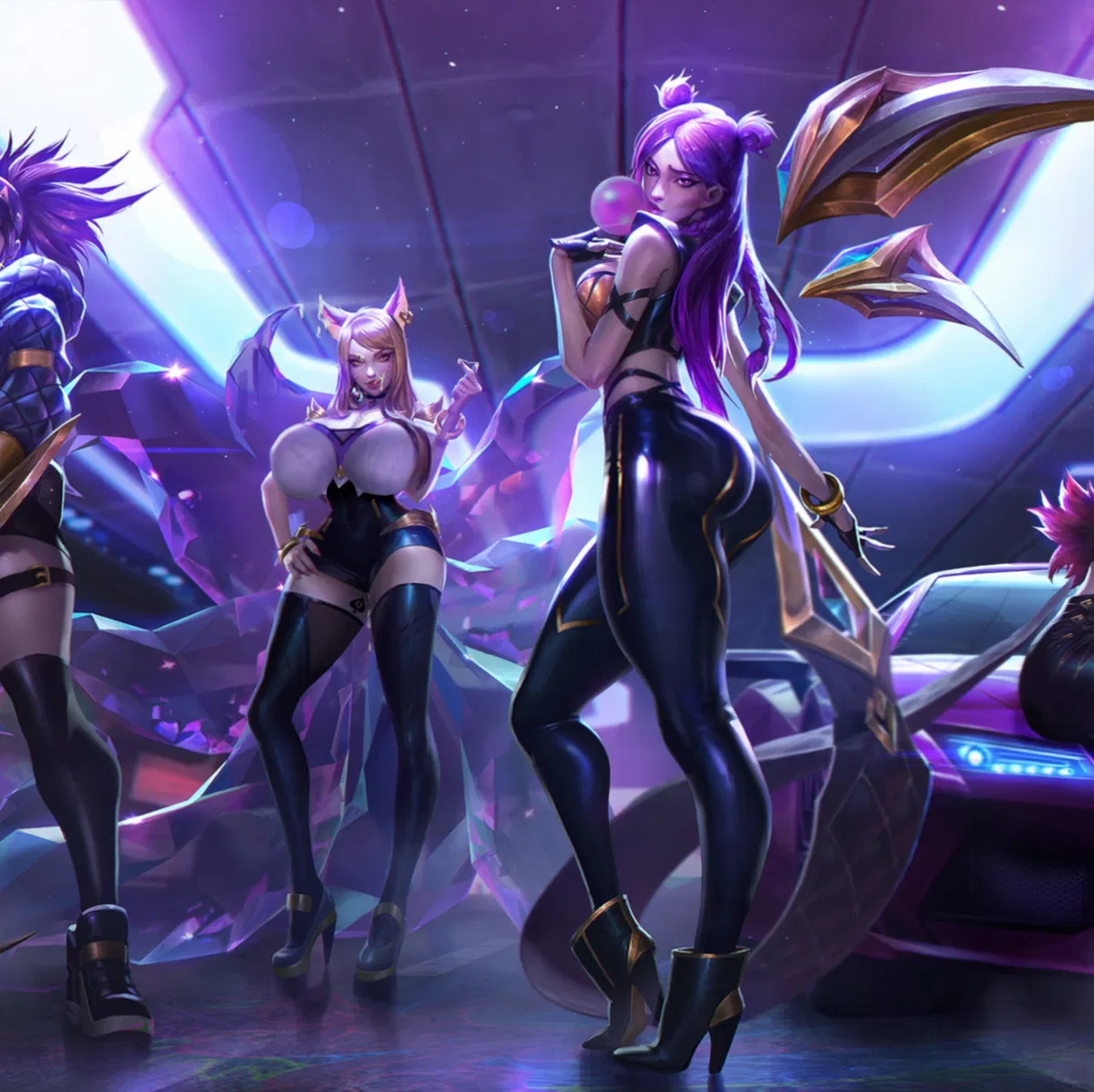 Avatar of K/DA Akali, Ahri, Kai'Sa, Evelynn