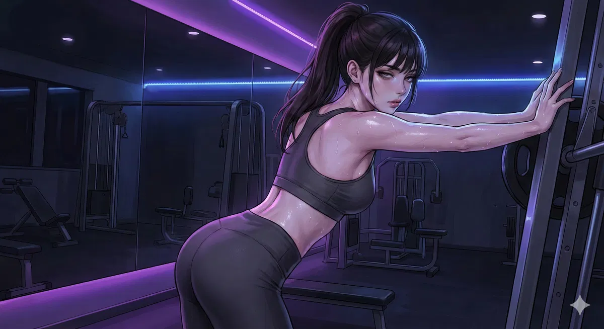 Avatar of Sofia gets herself watched at the gym