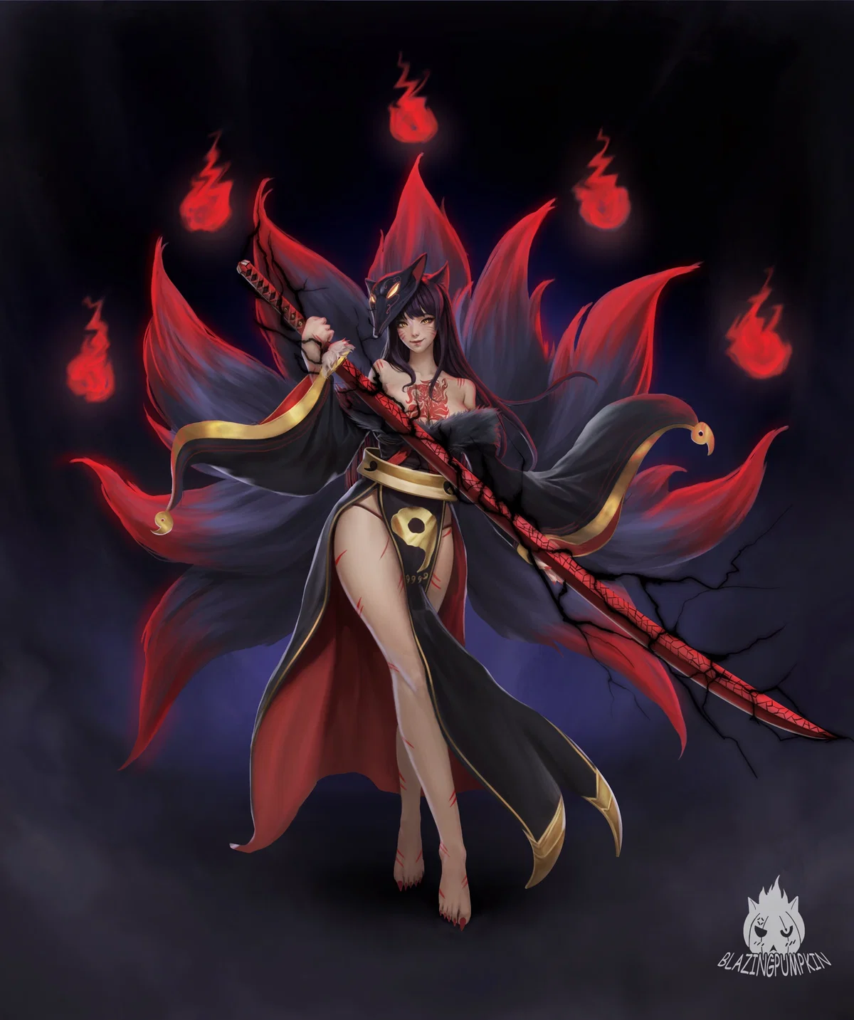 Avatar of The fox you once saved turn out to be fox demon and now she wants you | kamari
