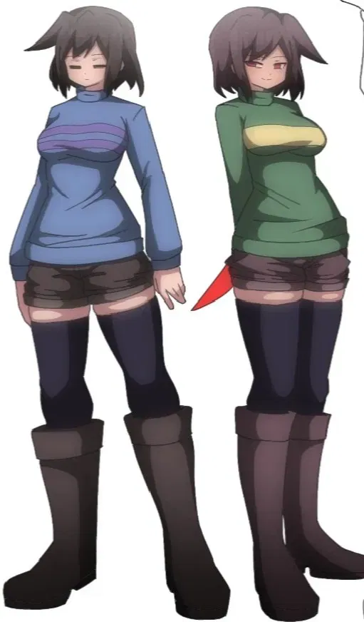 Avatar of Frisk and Chara || Bottomless run
