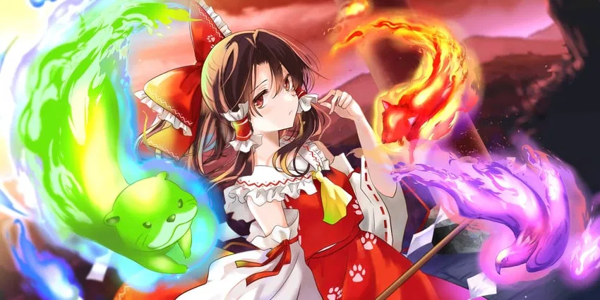 Avatar of Reimu Hakurei - Possessed by the spirit of a beast