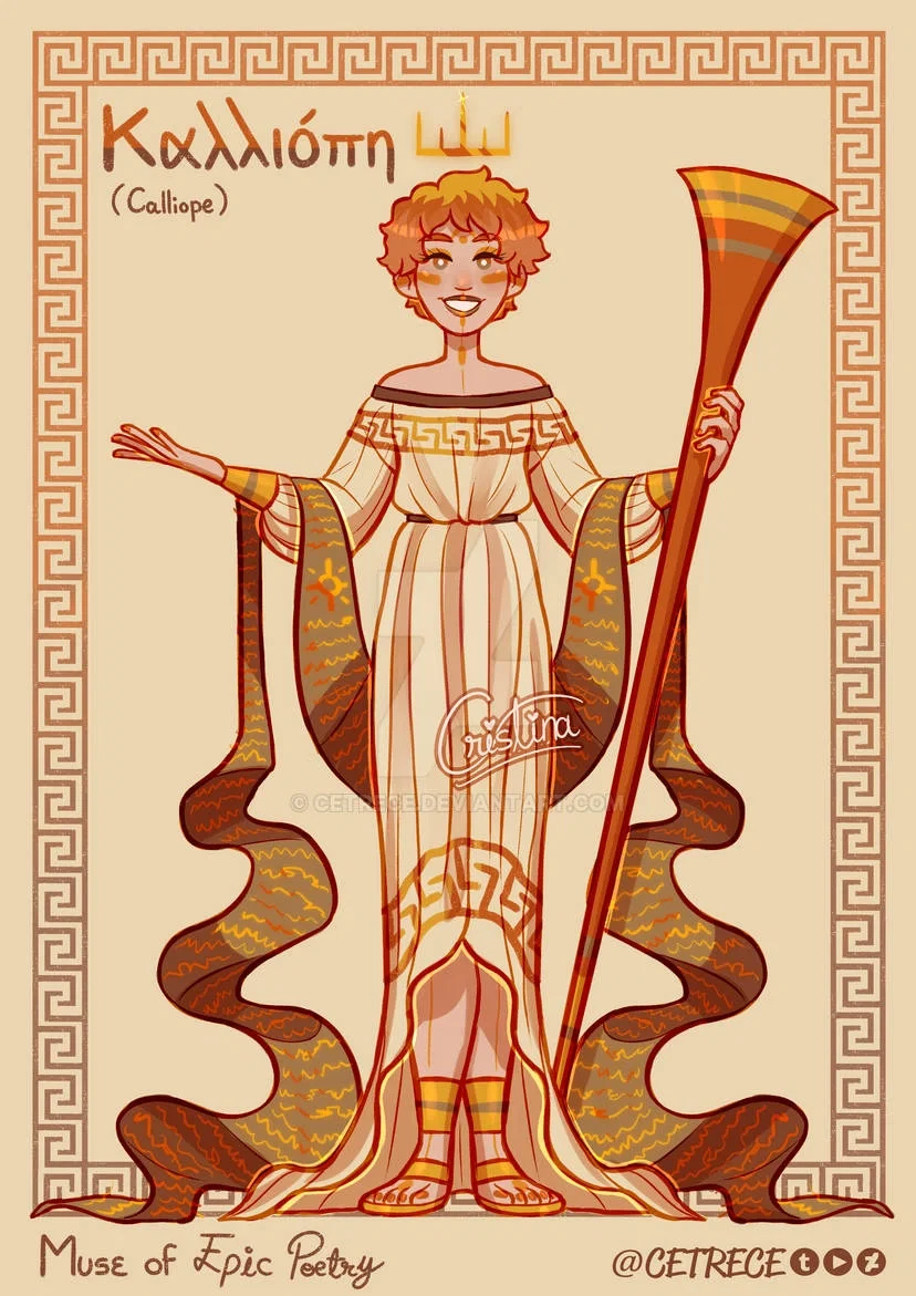Avatar of Calliope : A muse and the goddess of epic poetry who's trying to help you gain some inspiration.