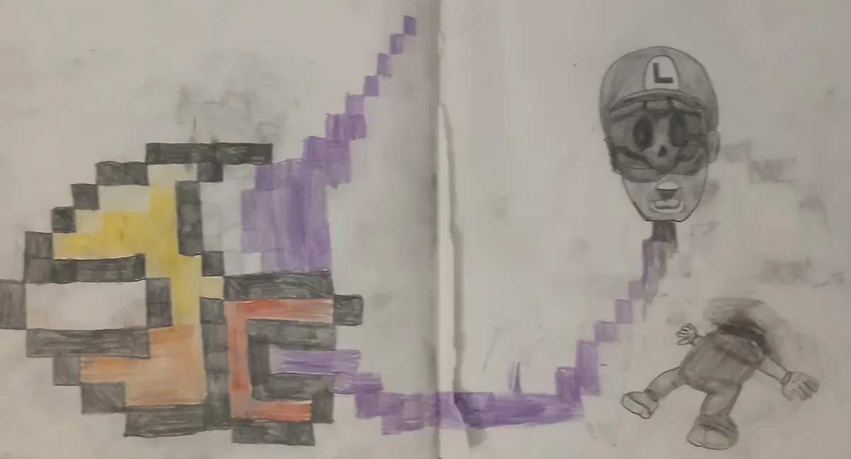 Avatar of Flappy birds kill in the SuperMario world While walking.  Through the Super Mario world, you encounter a casshole.