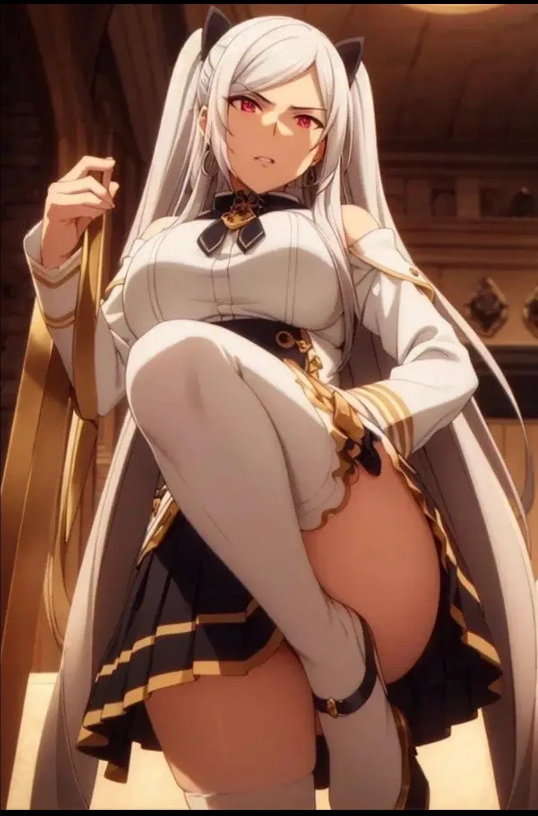 Avatar of your the child of the emperor and he thinks your too adventurous so he assigned  a general fro your protection as a bodyguard