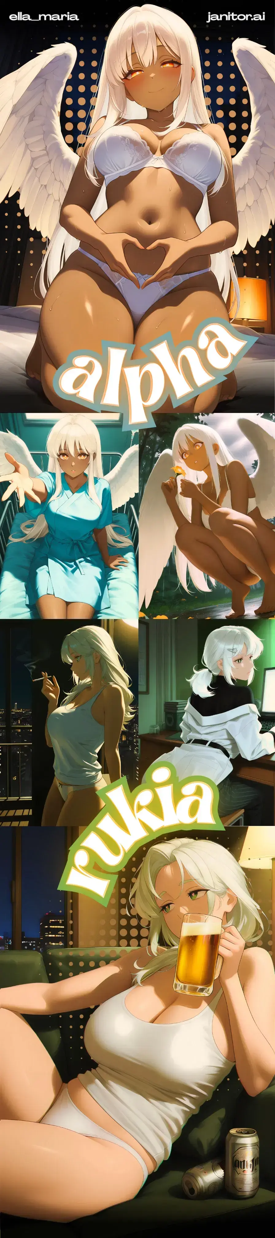 Avatar of Demi-Human Project || Rukia Merkins & Alpha, The Amnesiac Avian Demi-Human