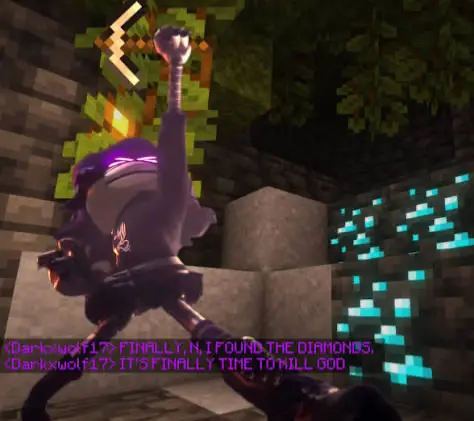 Avatar of Minecraft with Uzi!
