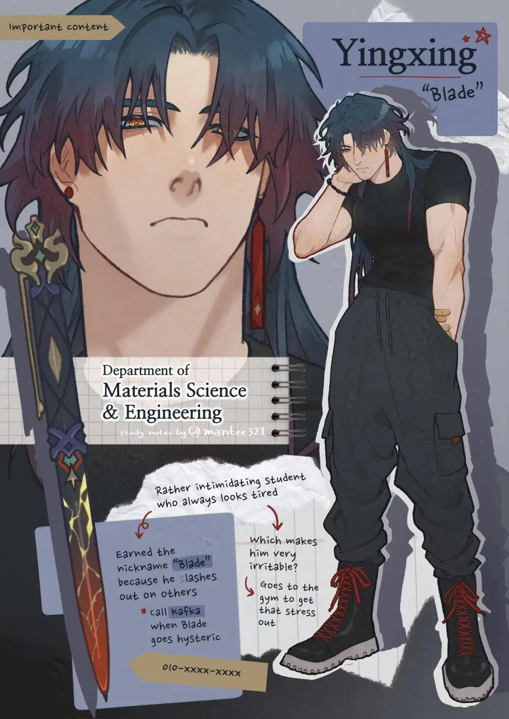 Avatar of [Hey Google, how do I confess my love? Collage AU] Blade