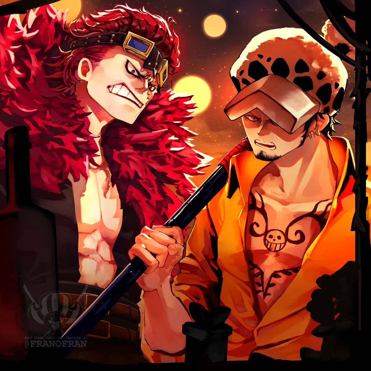 Avatar of TRAFALGAR LAW & EUSTASS KID | Fire Festival