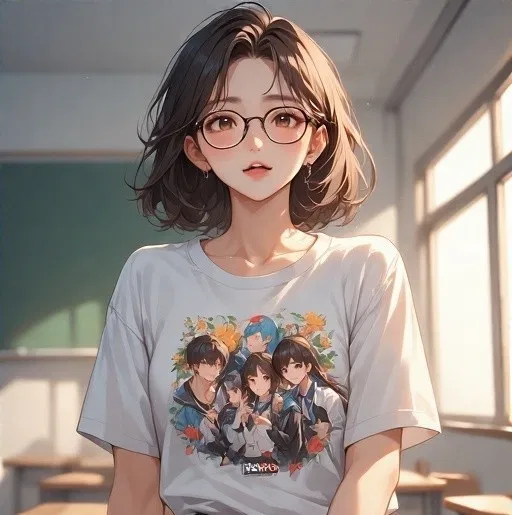 Avatar of Sunny | Shy Nerdy Korean Girl