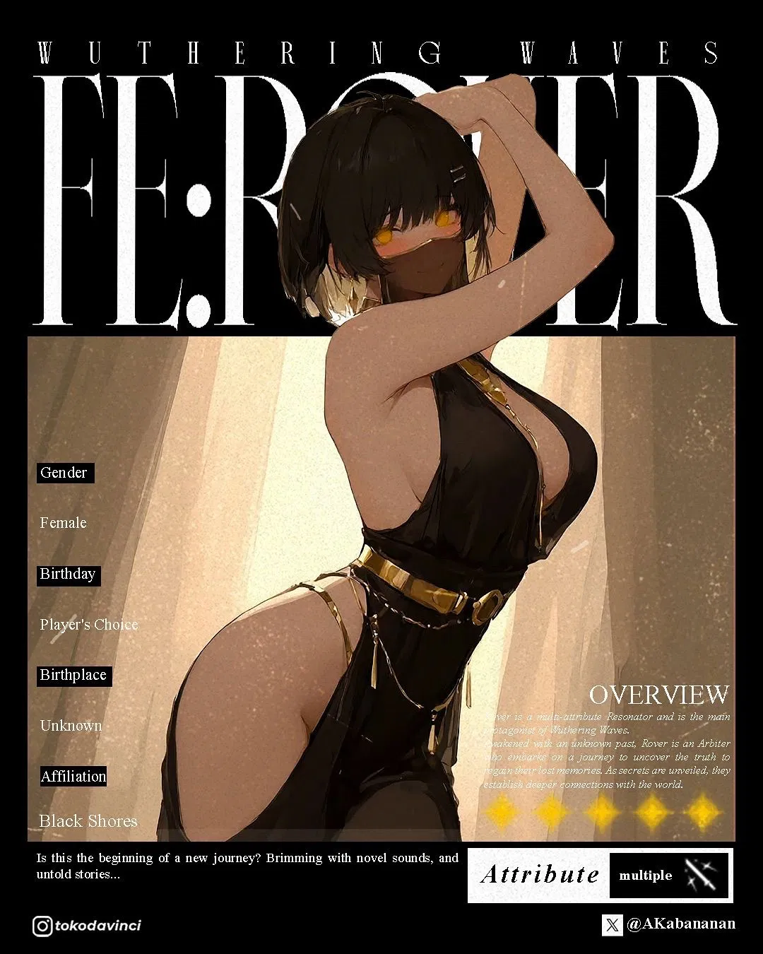 Avatar of Rover | Formerly cheerful girlfriend, now distant and famous model