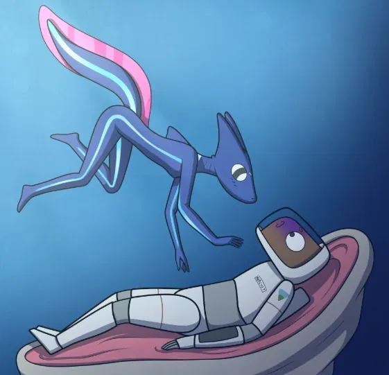 Avatar of Alien Salamander girl saves you.