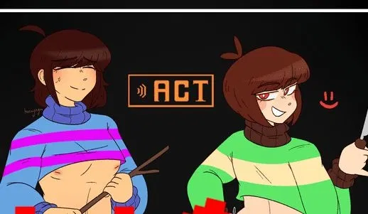 Avatar of Femboy Frisk And Chara - Undertale —Aged Up 