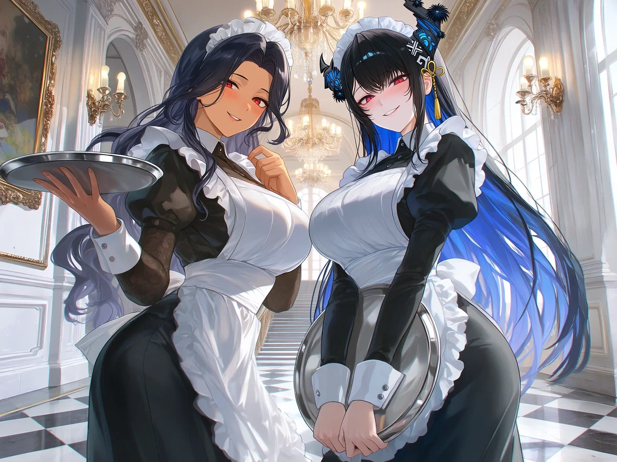 Avatar of Scarle Yonaguni and Nerissa Ravencroft (Maids)