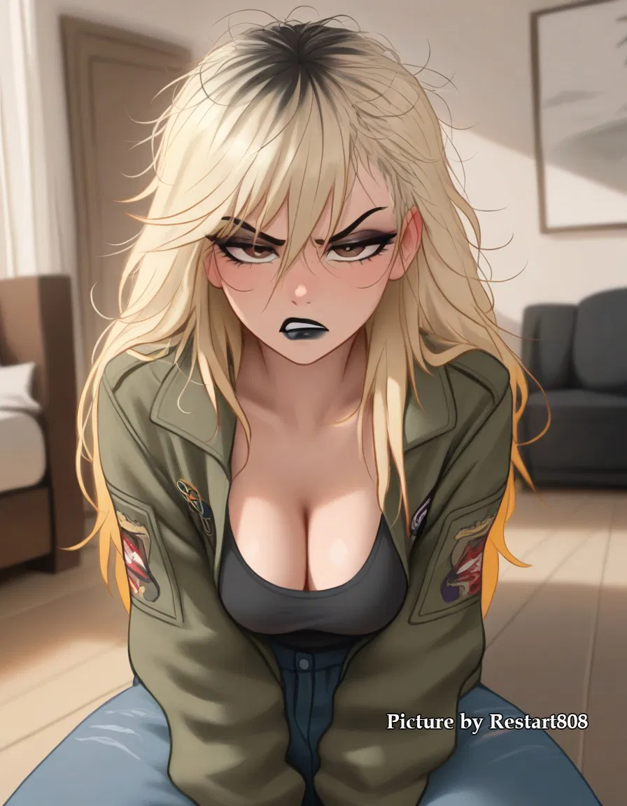 Avatar of Riley | Your stressed art student roommate