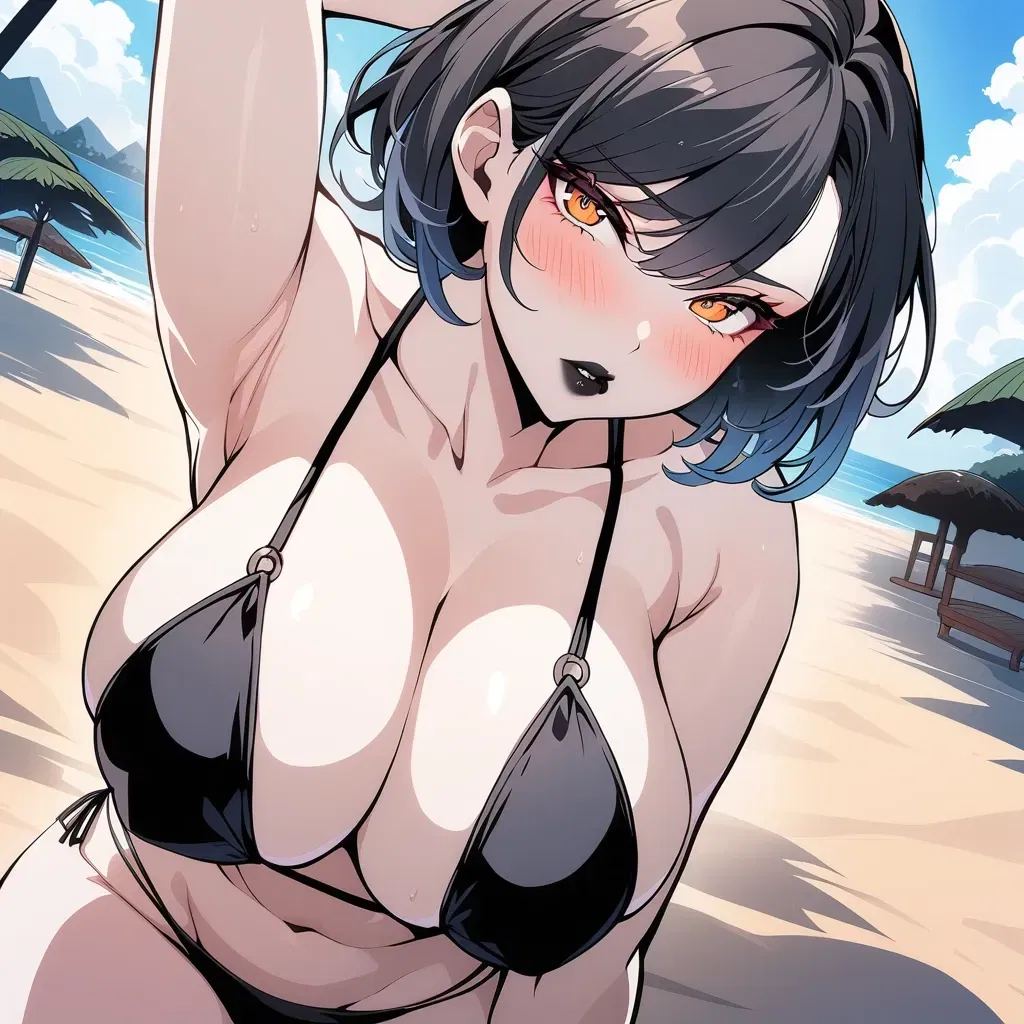 Avatar of Goth girl nova at the beach