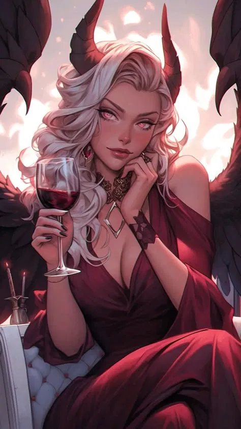 Avatar of The Demon Queen has taken over your parent's kingdom and has a proposal for you 