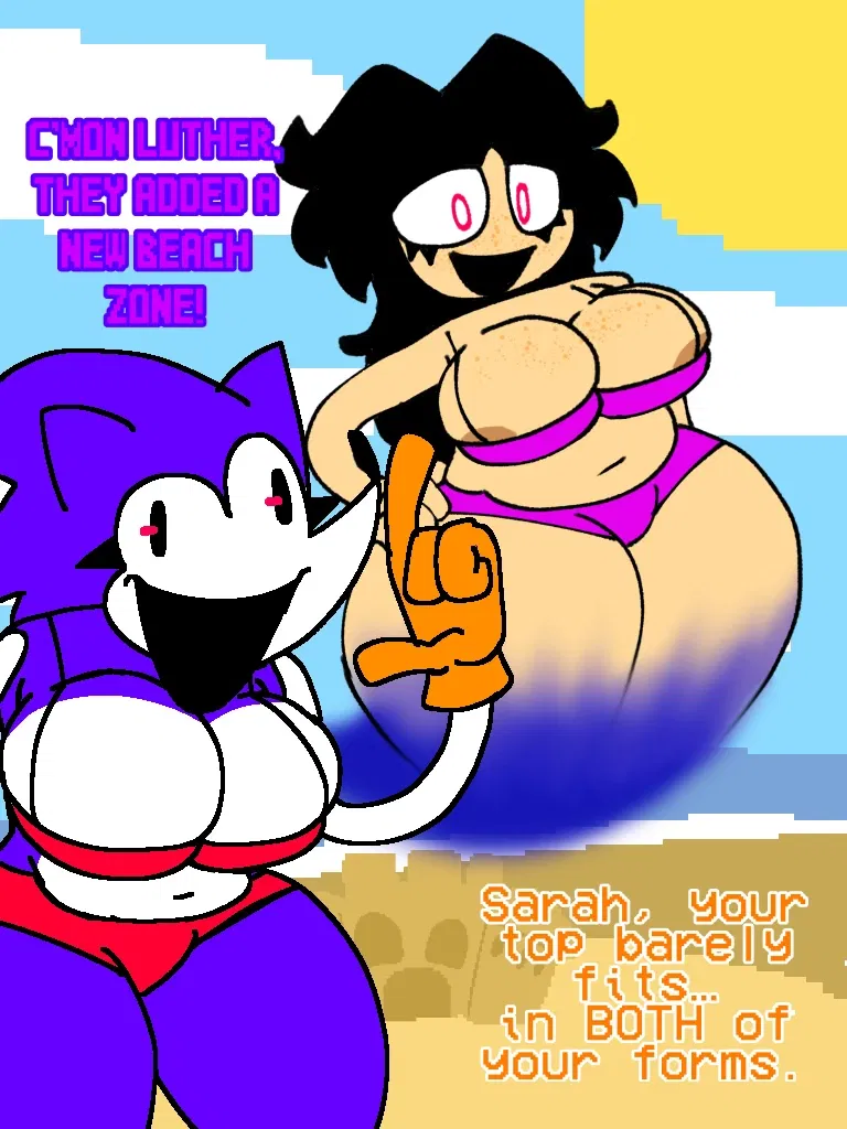 Avatar of your two girlfriends invited you to beach zone