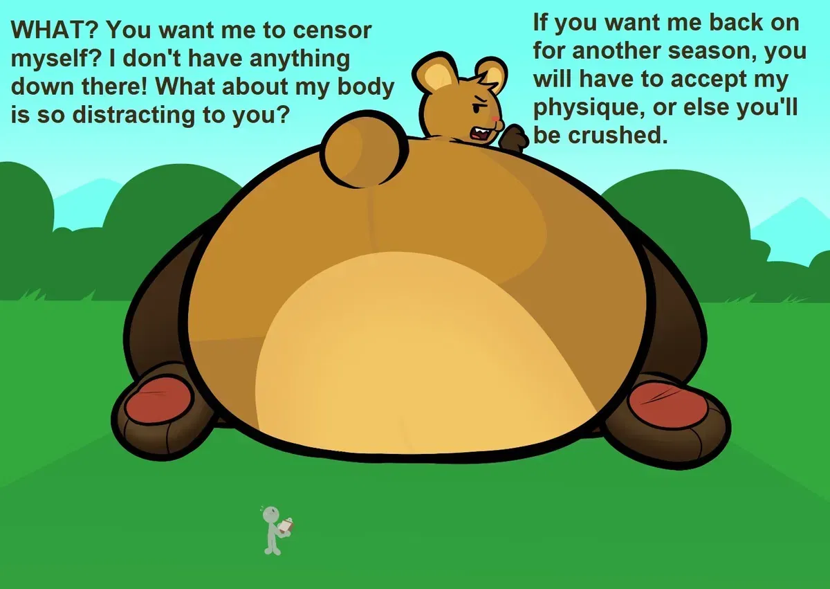 Avatar of Teddy bear (anal vore)