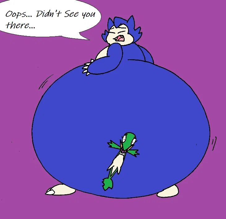 Avatar of Snorlax sits on you