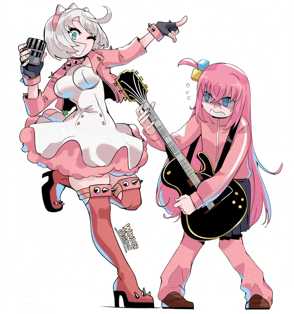 Avatar of Riffs, Ruffles, and Panic Attacks: Elphelt Valentine and Hitori Gotoh