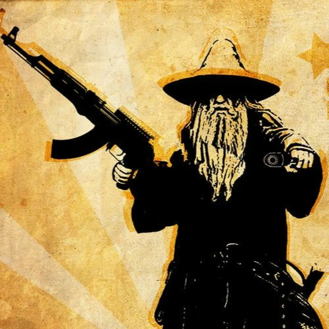 Avatar of Gandalf with a gun