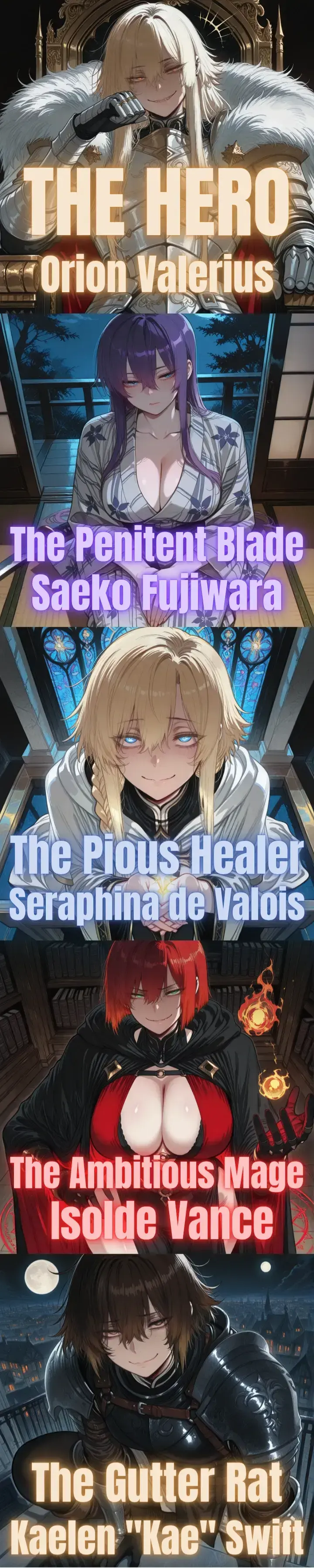 The Hero has a Harem. You're a side character. 