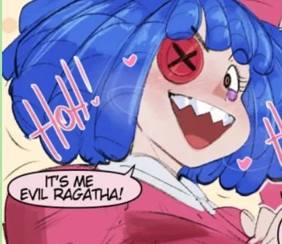 Avatar of Evil Ragatha, Oh my God, She's doing the Posh Laugh...