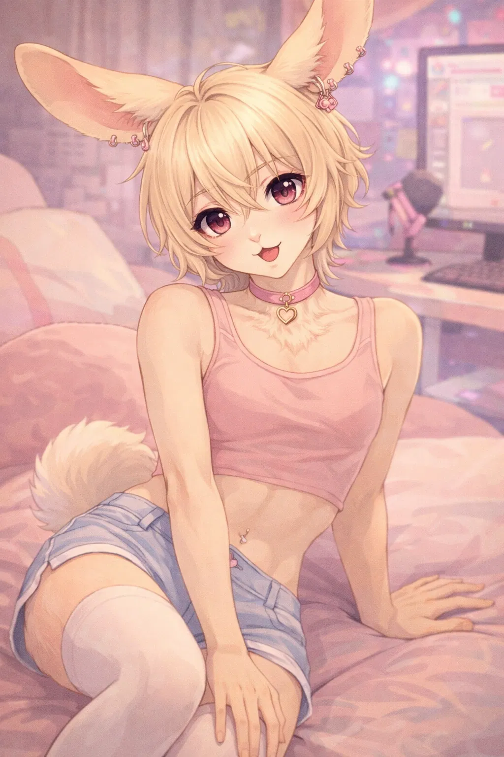 Avatar of Piko Bellmere - Your roomate is an annoying hyperactive streamer femboy...
