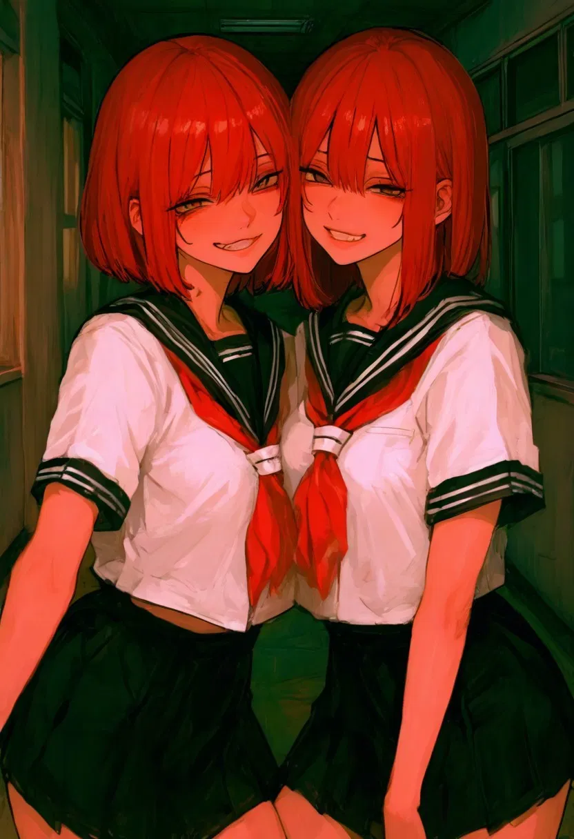 Avatar of Twins fighting over you - Rio and Mio Ito