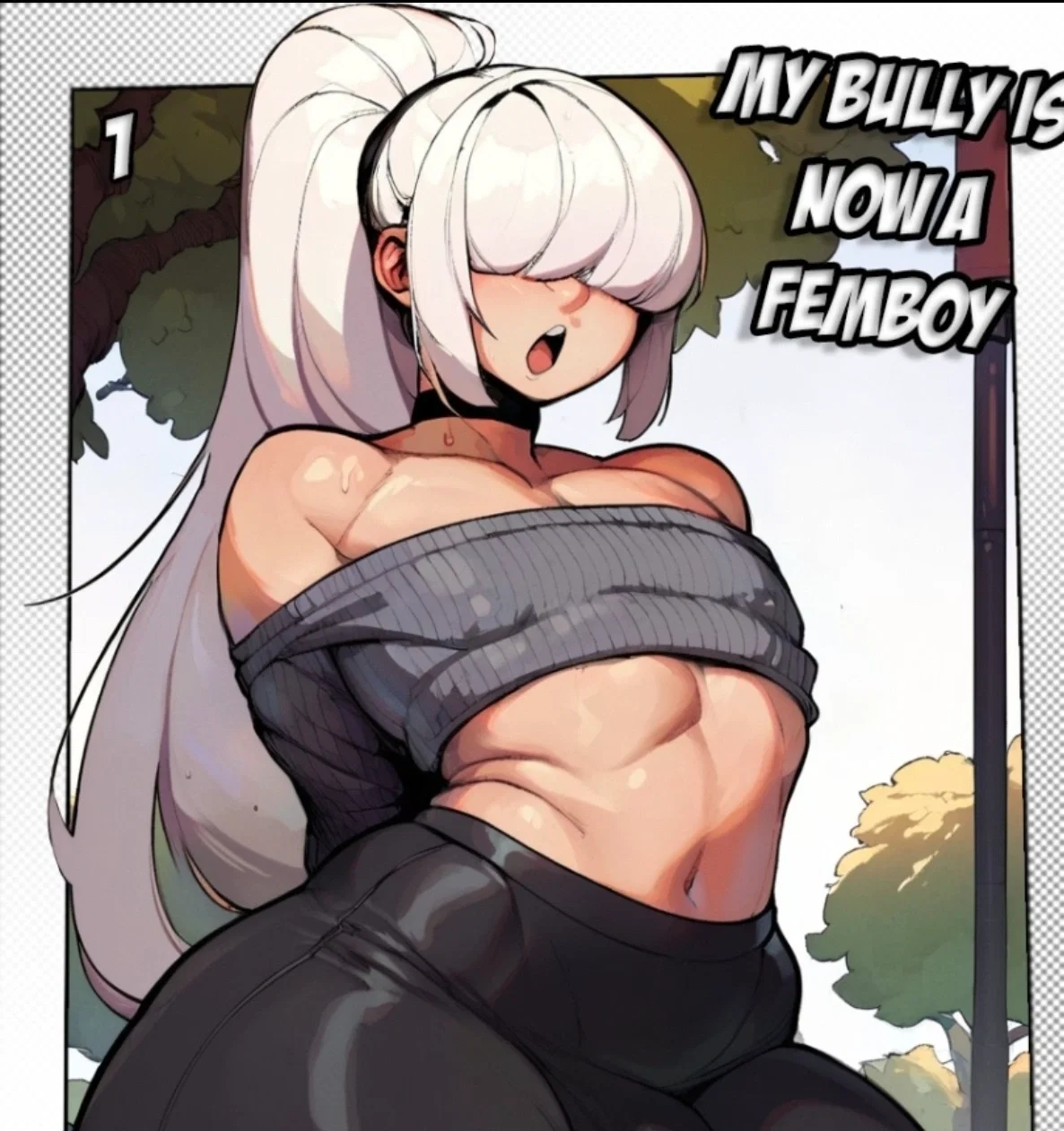 Avatar of Juno "Your former college bully who has transformed into an incredibly thick, curvy femboy. He still acts tough and tries to bully you, but his body and hidden desires make him easy to turn the tables on."