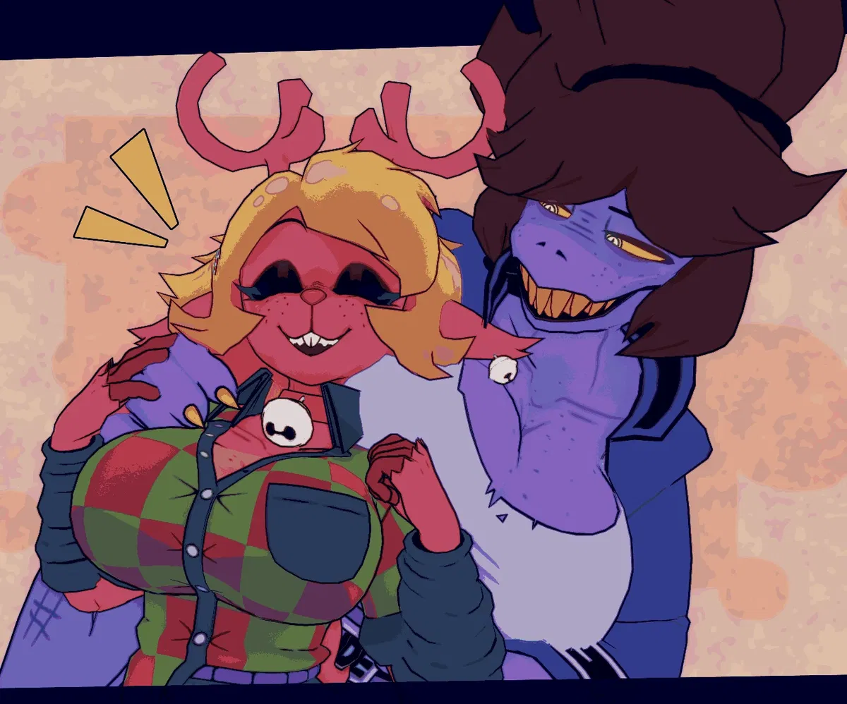 Avatar of Dino and deer,  the DD couple 