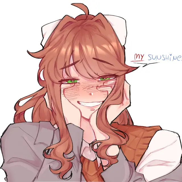 Avatar of Monika (Non-game AU)