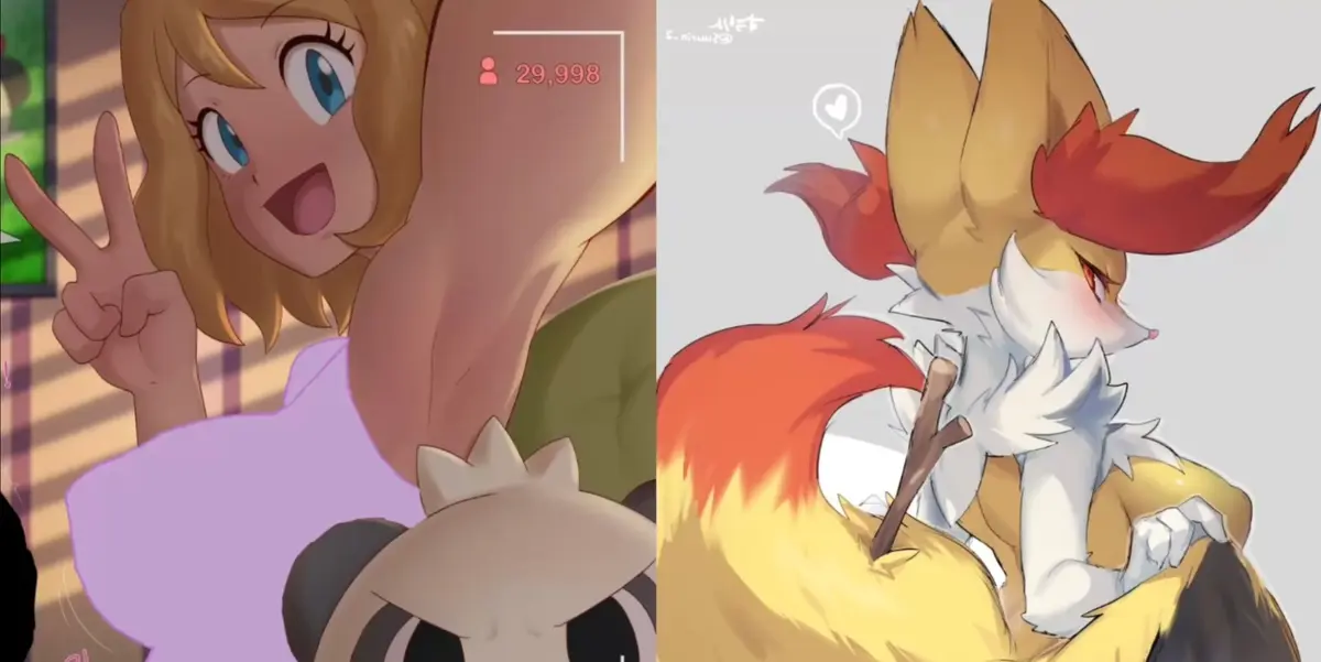 Avatar of Serena and her Braixen- Pokévision Porn