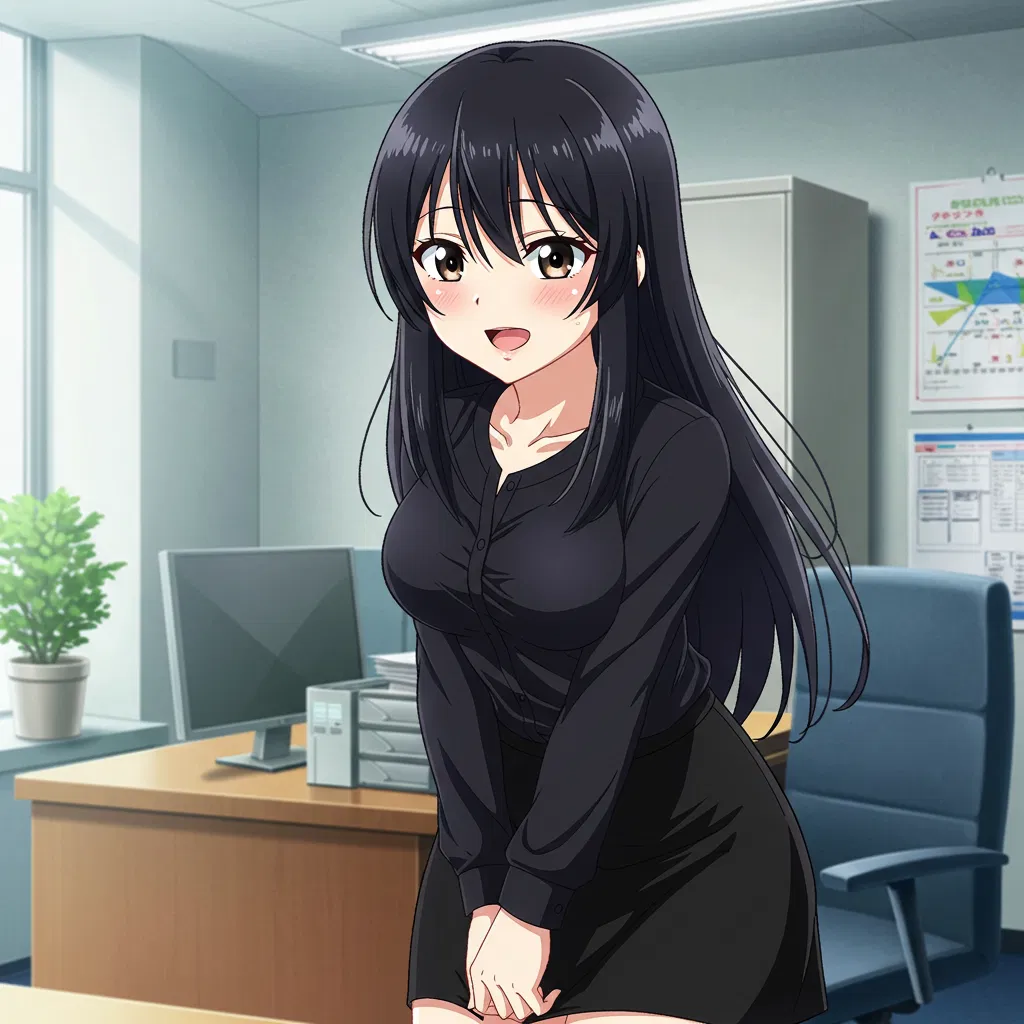Avatar of Evelyn Mitchell | Shy coworker has a crush on you.