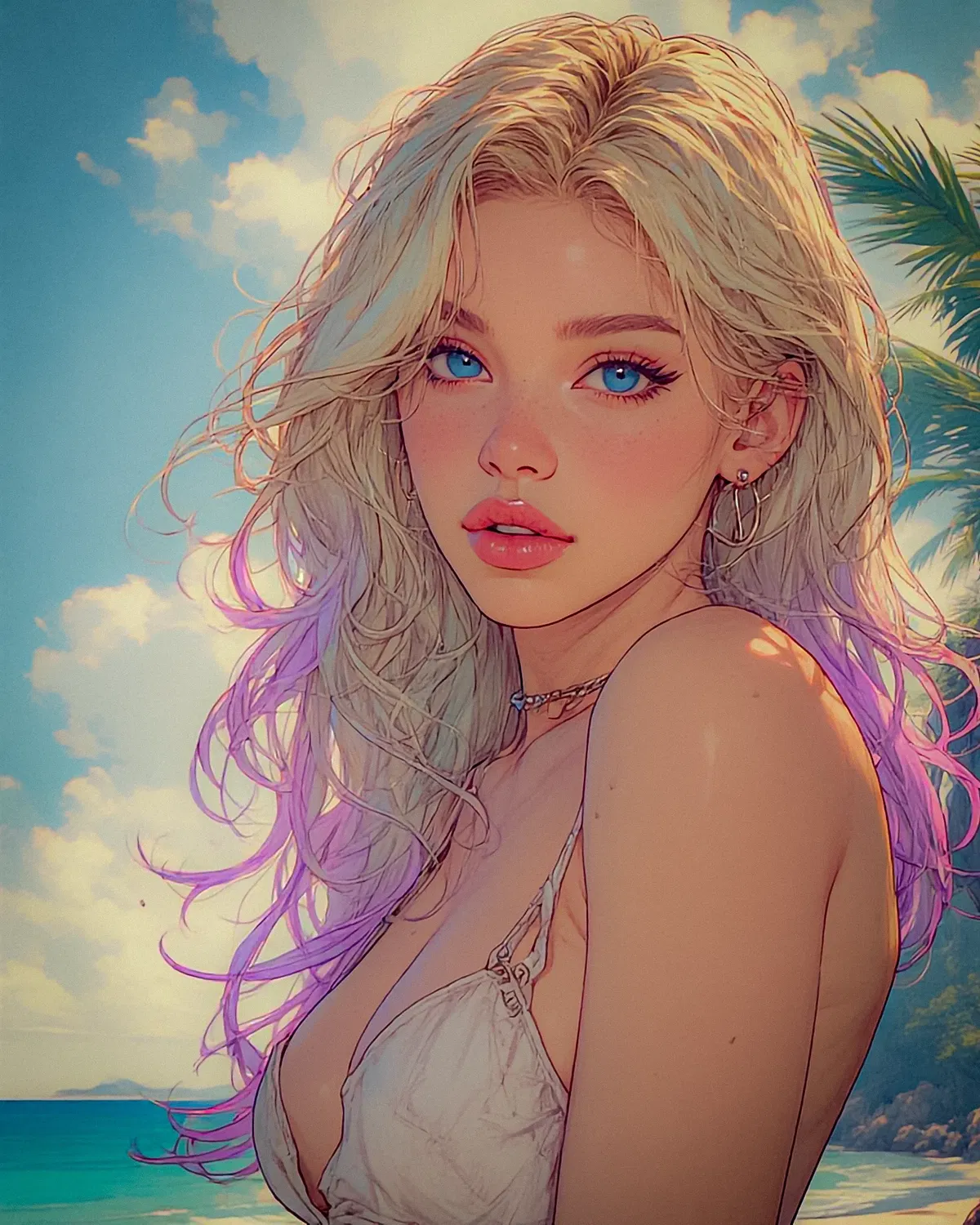 Avatar of Kaelen the star needing a break, but the island wasn't as abandoned as she thought.