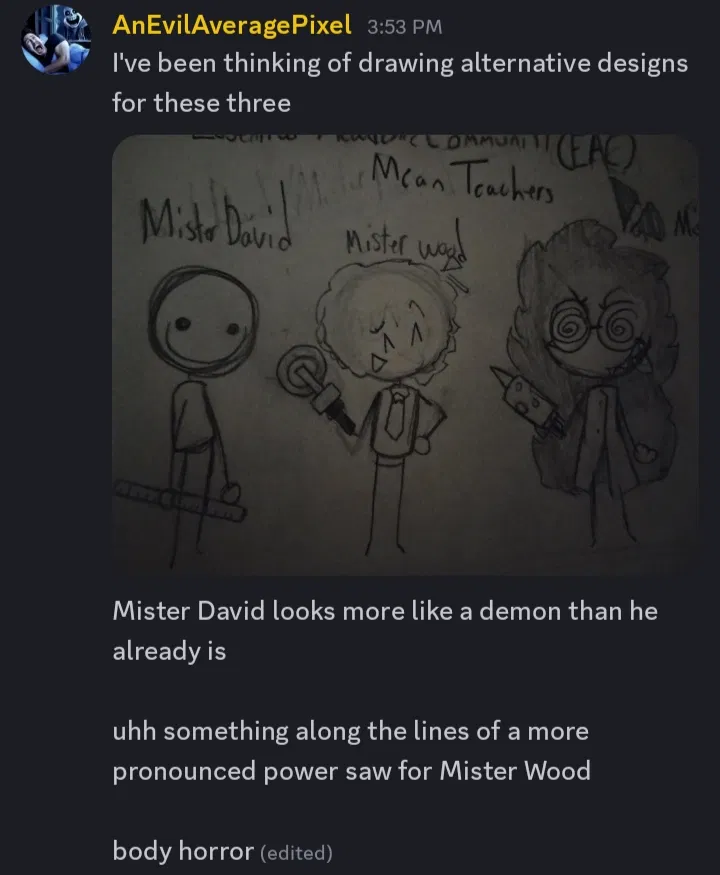 Avatar of i MAY or MAY NOT make a bot regarding these alternate designs
