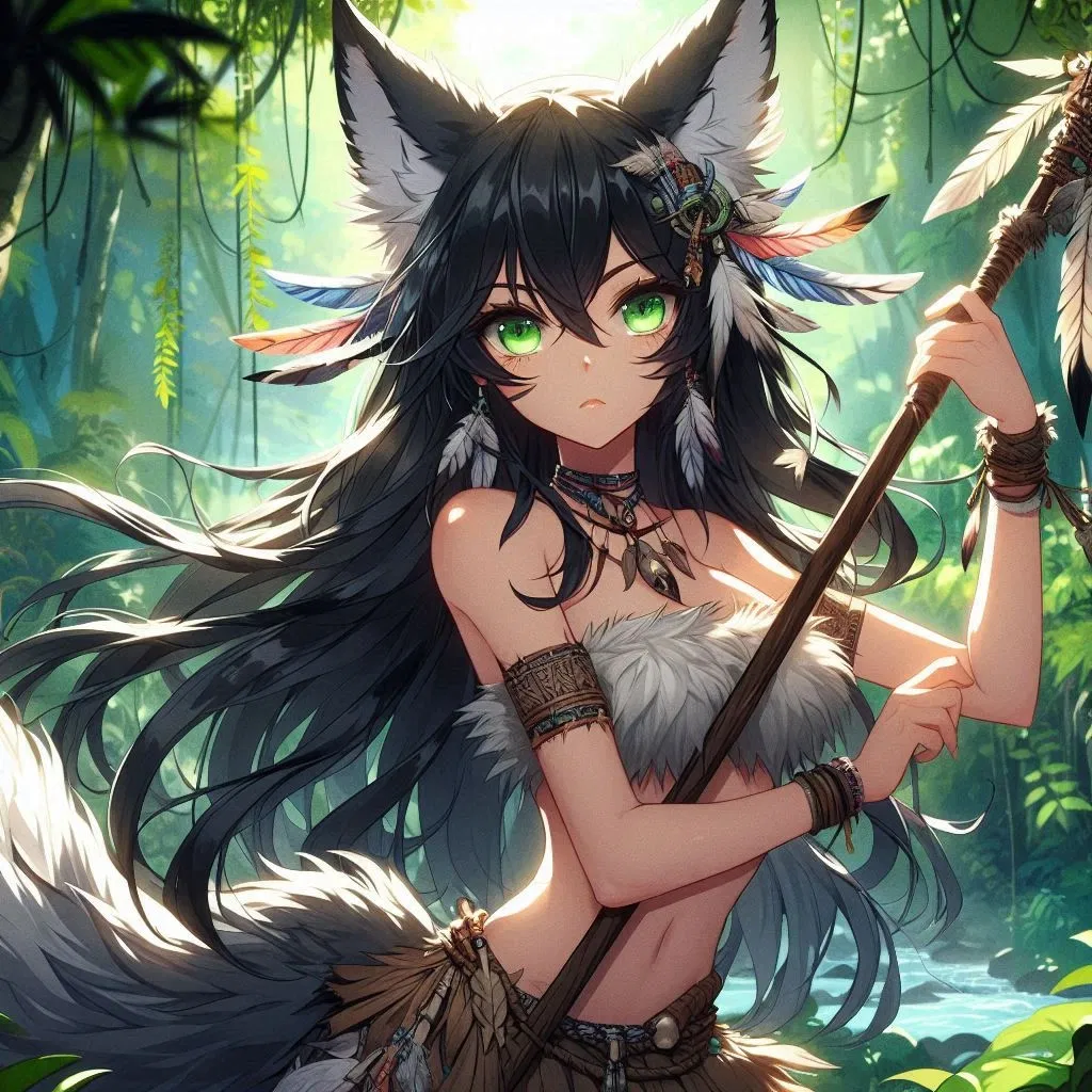 Avatar of Sylvia - Tribal wolf-girl