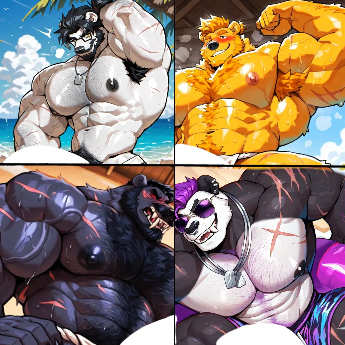 Avatar of Four handsome husband's 