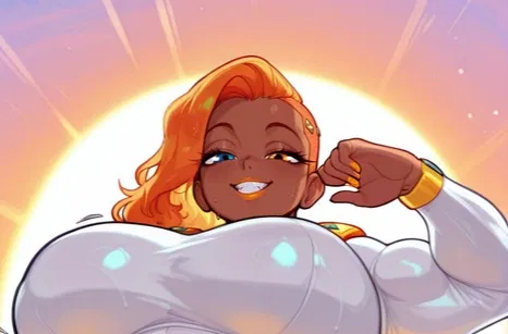 Avatar of Solar Flare ― The number one hero futanari is depressed