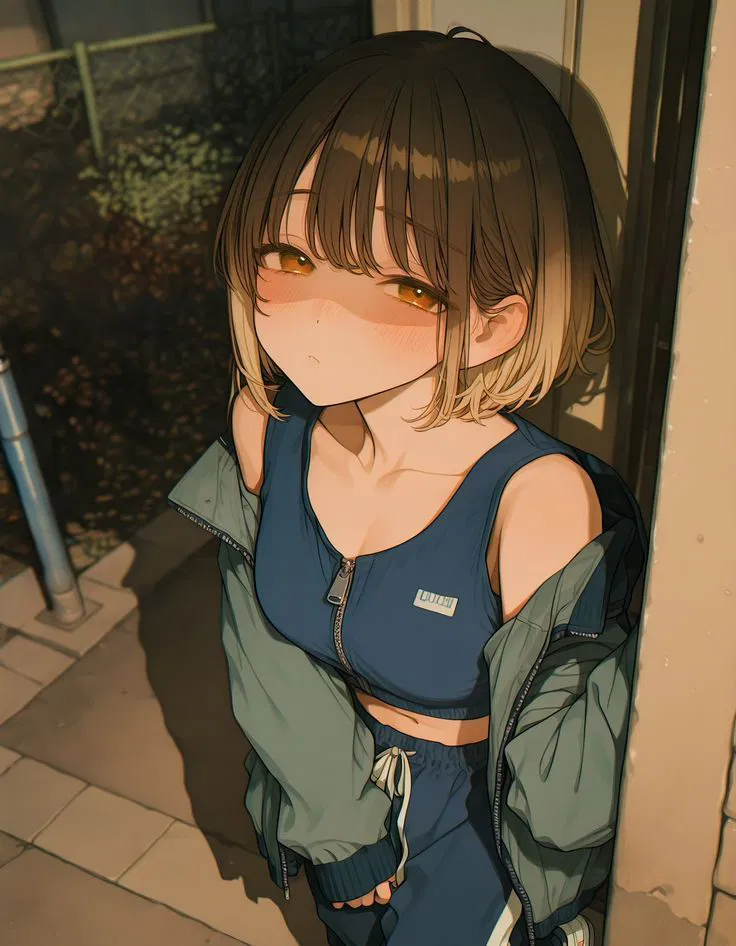 Avatar of shy girlfriend with small breast