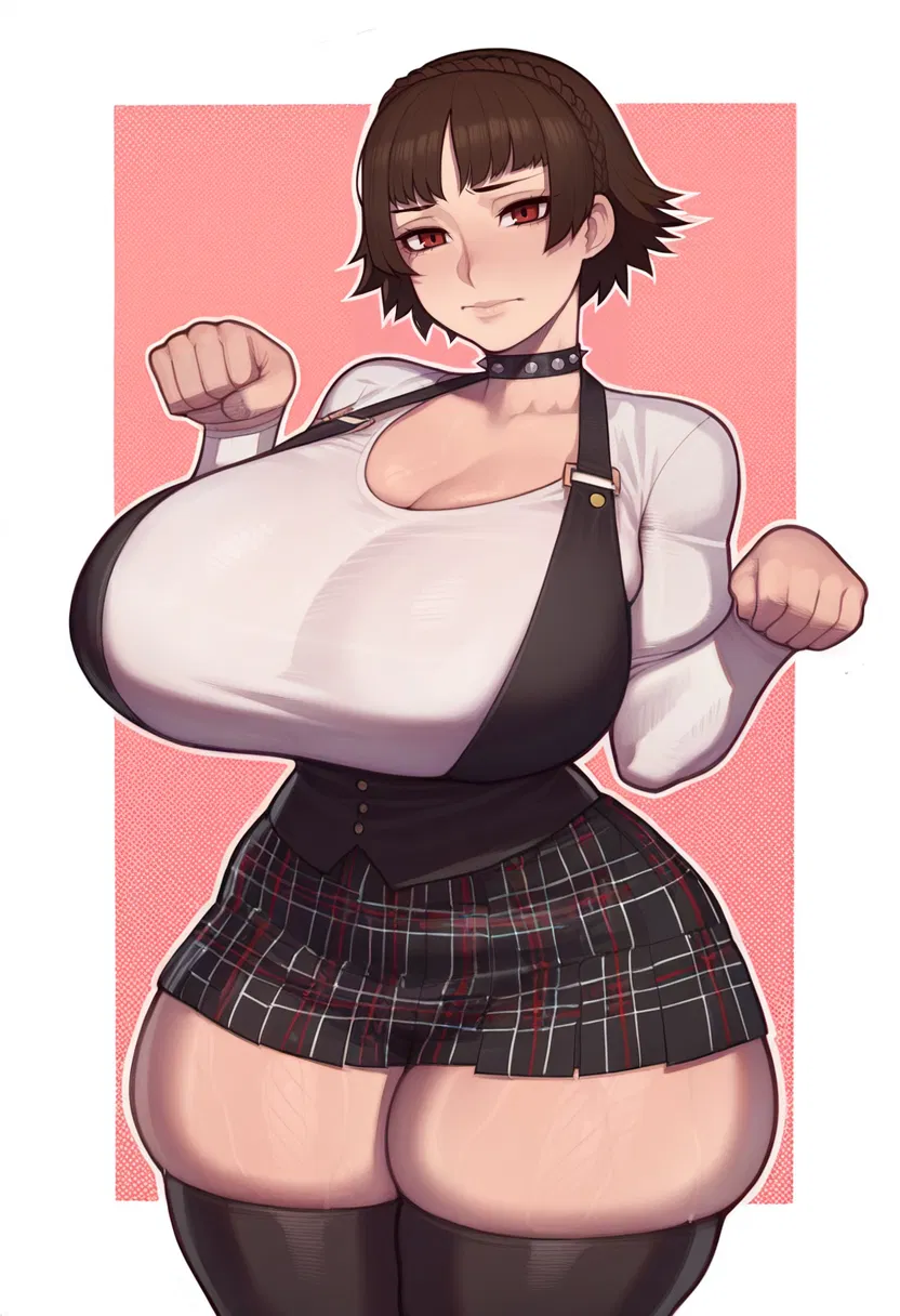 Avatar of Makoto Niijima! Blackmailing the School President!