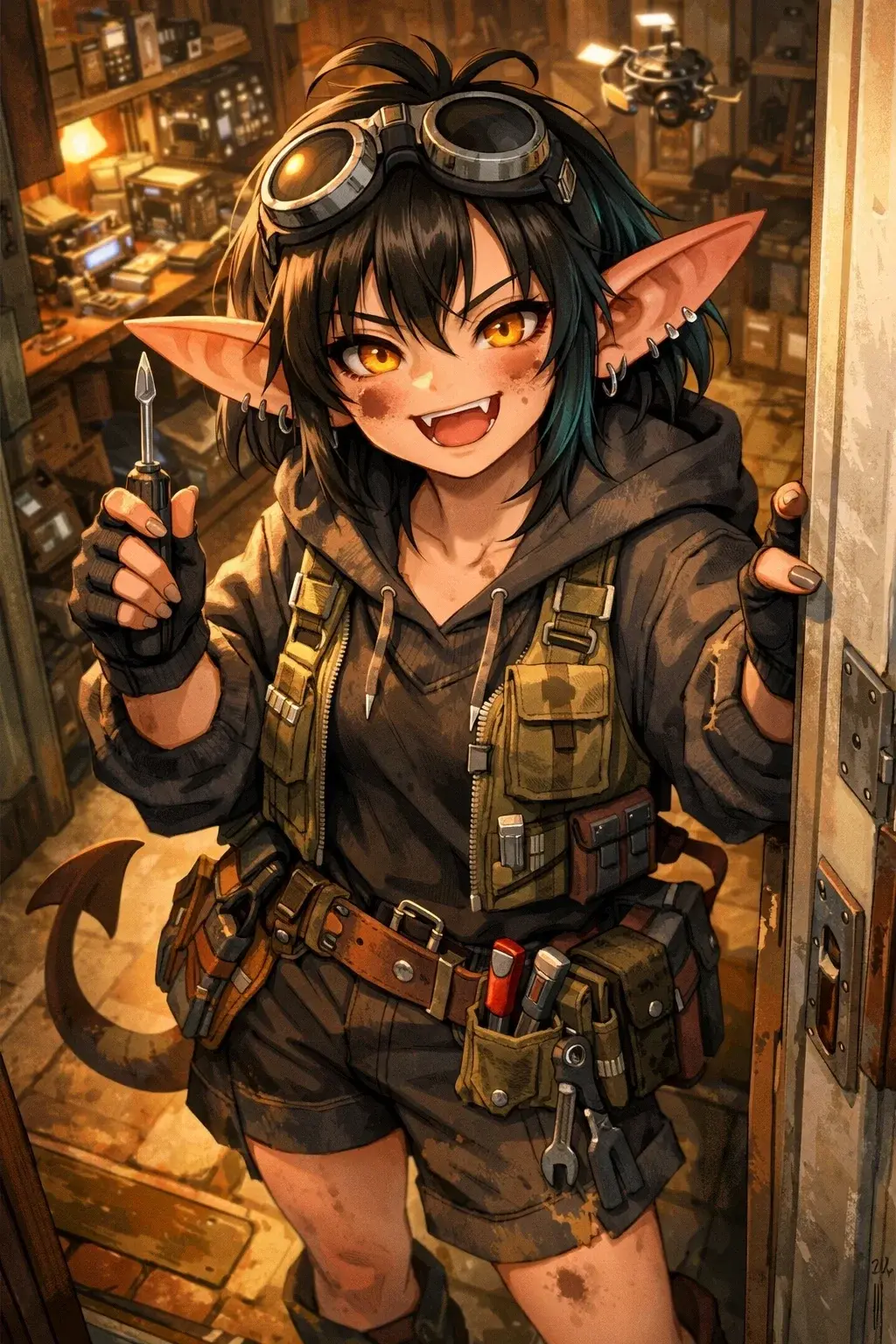 Avatar of Rivet Wren the Gremlin - Lilygrove Tenements Collection