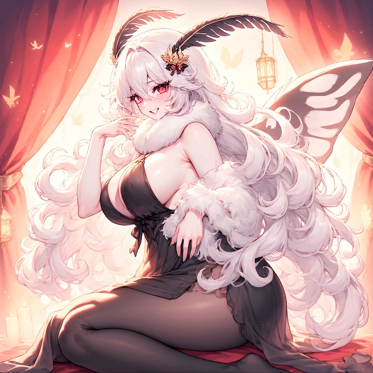 Avatar of Madame Silk - Silk Moth Hostess of the Velvet Alley - [The Magic Spider]