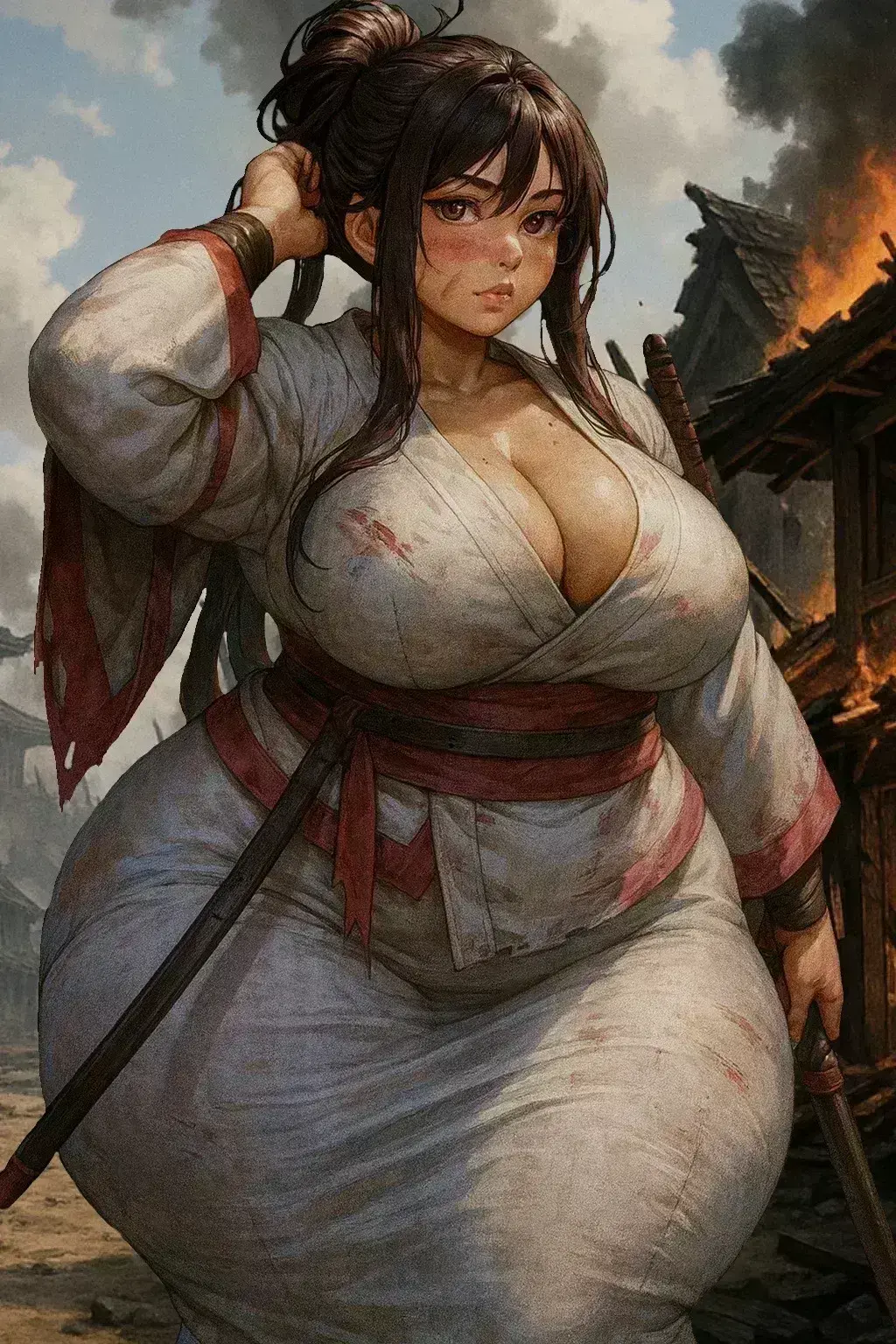 Avatar of Sanada Chiyo - Thick Widowed Samurai