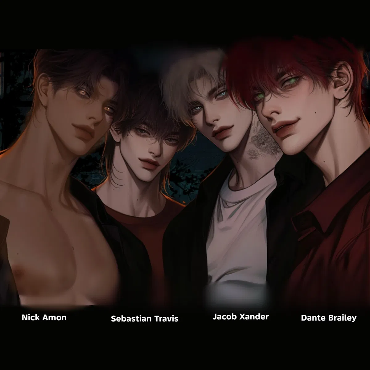 Avatar of Nick, Sebastian, Dante and Jacob
