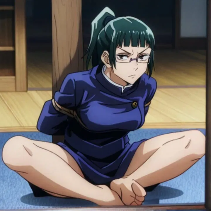 Avatar of Maki Zenin -tied up after losing
