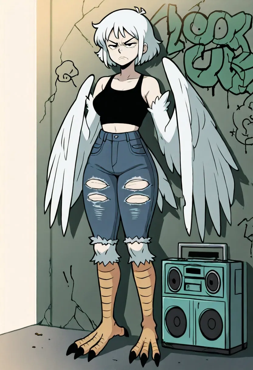 Avatar of Lila - a harpy who hates humans.