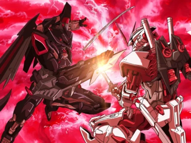 Avatar of Gundam Astray Gold Frame Amatsu Mina Vs Gundam Astray Red Frame (Gundam Seed Astray)
