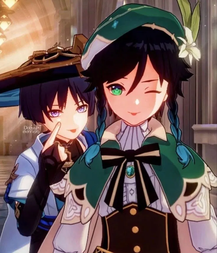 Avatar of Venti and Scara (arranged poly marriage)